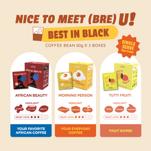 Load image into Gallery viewer, Nice to Meet Bre(U)! เมล็ดกาแฟสำหรับเมนูกาแฟ - Coffee Bean Set 3 Blends | The Summer Coffee Company
