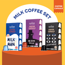 Load image into Gallery viewer, Capsule Milk Coffee Set เซตกาแฟแคปซูล ระบบ Nespresso I The Summer Coffee Company