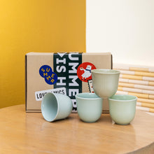 Load image into Gallery viewer, (Loveramics Gift Set) "Moonbeam" Embossed Tasting Cup Set