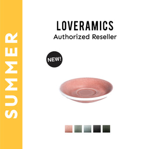 LOVERAMICS จานรองแก้วเซรามิค ขนาด 11.5 cm สำหรับแก้วทรง Egg - NATURE INSPIRED COLORS