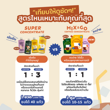Load image into Gallery viewer, Mix &amp; Go Coffee Concentrate กาแฟสกัดเข้มข้น อัตราส่วน 1:1 คุ้มค่า ชงได้ 10-15 แก้ว | The Summer Coffee Company
