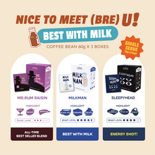 Load image into Gallery viewer, Nice to Meet Bre(U)! เมล็ดกาแฟสำหรับเมนูกาแฟ - Coffee Bean Set 3 Blends | The Summer Coffee Company
