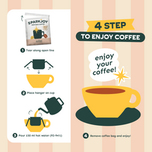 Load image into Gallery viewer, SPARKJOY Drip bag coffee กาแฟดริปแบคแบบซอง [2025 Special Blend] - The Summer Coffee Company
