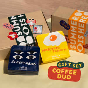 [Summer Gift set] Coffee Duo Set l กล่องของขวัญคริสต์มาส ปีใหม่ กิฟเซตกาแฟ