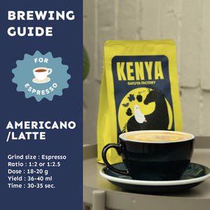 Special Lot Coffee เมล็ดกาแฟคั่ว - Kenya - Gatuya Factory (For Espresso)