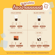 Load image into Gallery viewer, Mix &amp; Go Coffee Concentrate กาแฟสกัดเข้มข้น อัตราส่วน 1:1 คุ้มค่า ชงได้ 10-15 แก้ว | The Summer Coffee Company
