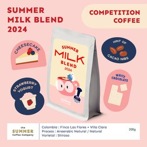 The Summer coffee company เมล็ดกาแฟคั่ว Summer Milk Blend 2024