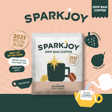 Load image into Gallery viewer, SPARKJOY Drip bag coffee กาแฟดริปแบคแบบซอง [2025 Special Blend] - The Summer Coffee Company
