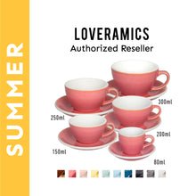 Load image into Gallery viewer, Loveramics ชุดแก้วกาแฟเซรามิค รุ่น EGG Set (Cup &amp; Saucer) - Potters Colors
