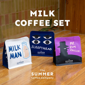 Summer Milk Coffee Set เซตเมล็ดคั่ว สำหรับกาแฟนม - The Summer Coffee Company