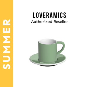 Loveramics  ชุดแก้วกาแฟเซรามิค รุ่น Bond Set 80 Ml (Cup & Saucer)
