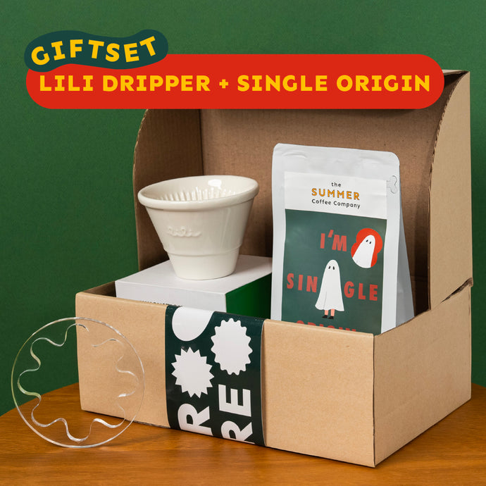 [Summer Gift set] Dripper Lili + Single Origin l กล่องของขวัญคริสต์มาส ปีใหม่ กิฟเซตกาแฟ