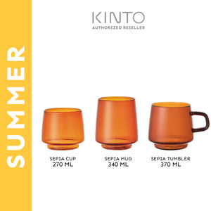 KINTO-SEPIA MUG/TUMBLER/ CUP